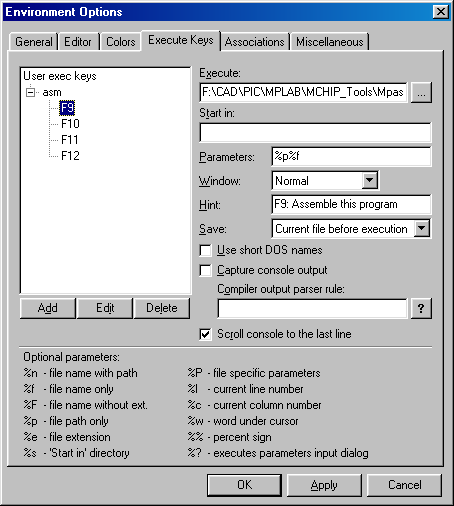 Setting up F9
