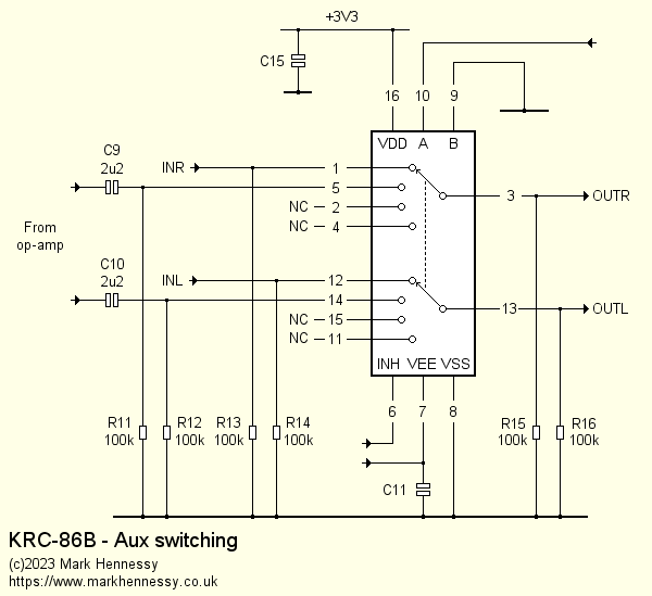 KRC-86B Bluetooth module - 4052 switching