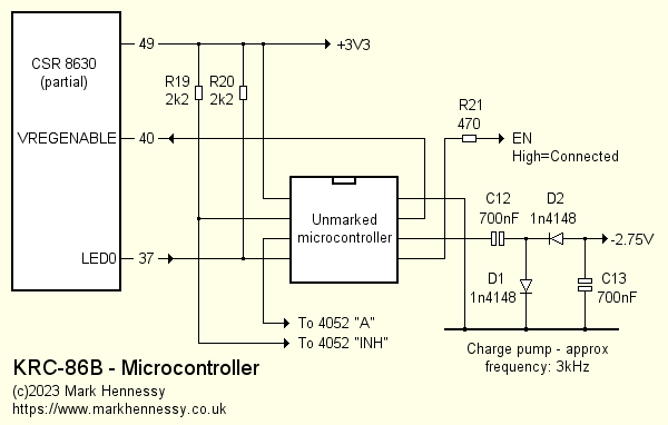 KRC-86B Bluetooth module - microcontroller