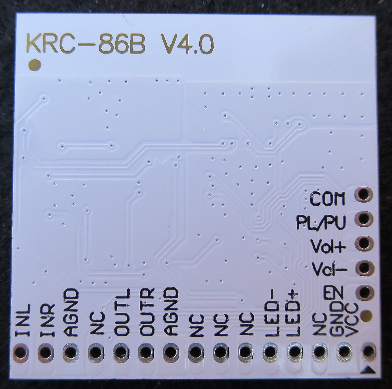 The KRC-86B Bluetooth module - rear view