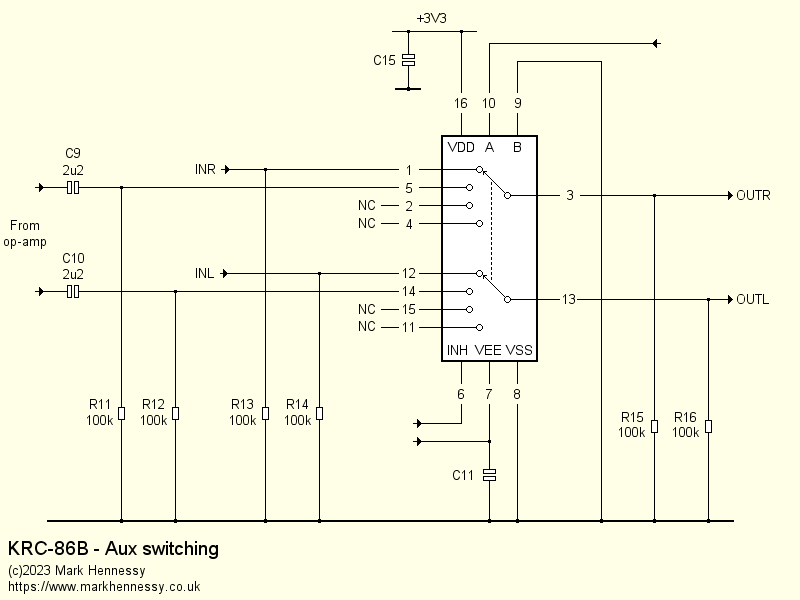 KRC-86B Bluetooth module - 4052 switching