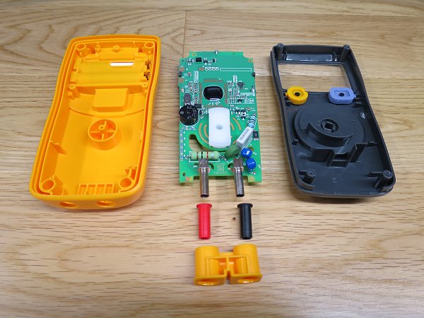 Fluke 101 - PCB removed