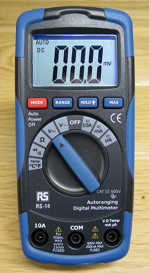 RS Pro RS14 Multimeter