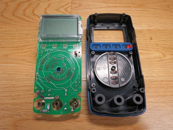 RS Pro RS14 - underneath the
PCB, showing the mode switch