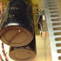 Picture showing a close-up view of my prototype GainClone
     (11K)